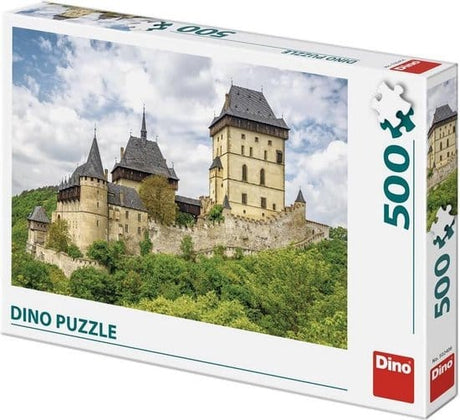 Puzzle Dinotoys Dino - Zamek Karlstejn w Czechach - 500 elementów