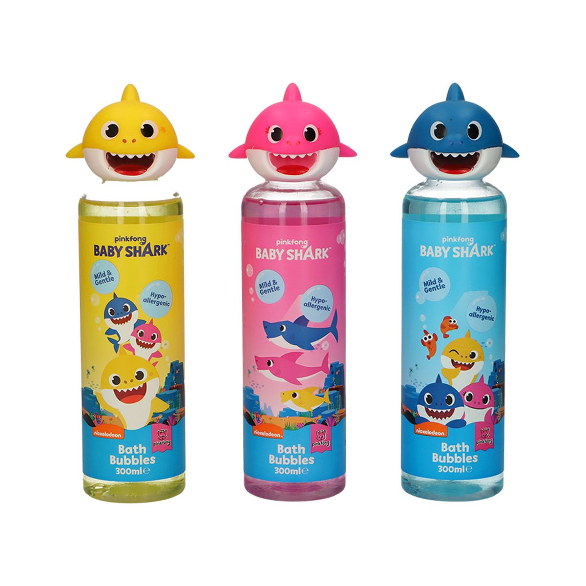 Bąbelki do kąpieli Baby Shark żółte 300ml
