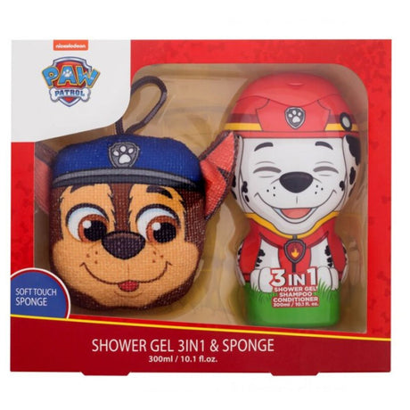 Zestaw upominkowy Psi Patrol Marsh Żel pod prysznic + gąbka