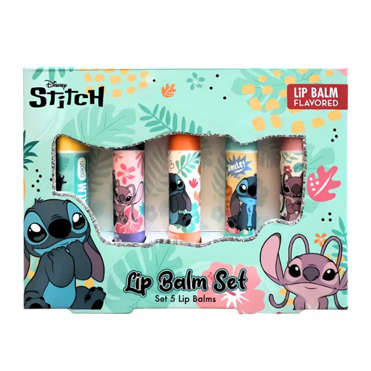Zestaw balsamów do ust Stitch Disney 5 szt.