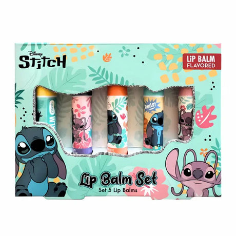 Zestaw balsamów do ust Stitch Disney 5 szt.