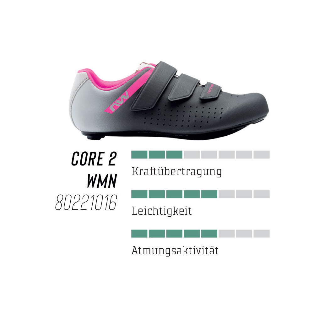 Northwave core 2 - damskie buty na rower szosowy | 40