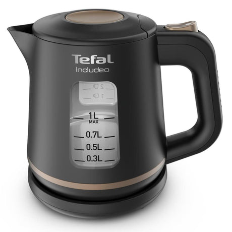 Tefal includeo czajnik bezprzewodowy 1 litr 2400w czarny