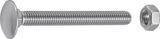 Śruba do drewna Connex m8x50 4szt a2 - ky4540850