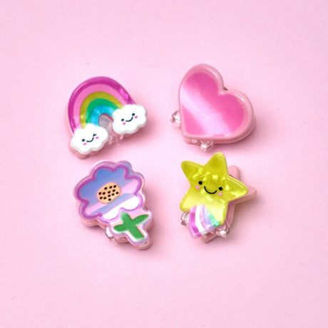 Invisibobble Clipstar Kids Happy World 4szt.