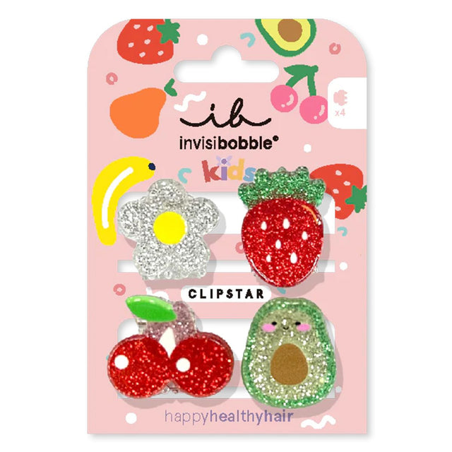 Invisibobble Clipstar Kids Frutti Fun 4szt.