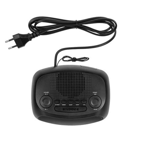 Radiobudzik Kruger matz krã¼ger matz fm am, czarny
