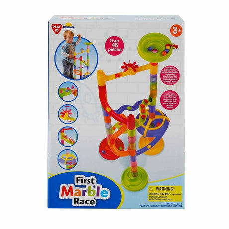 Playgo - luksusowy tor marmurowy, +46 sztuk w tym. marmury