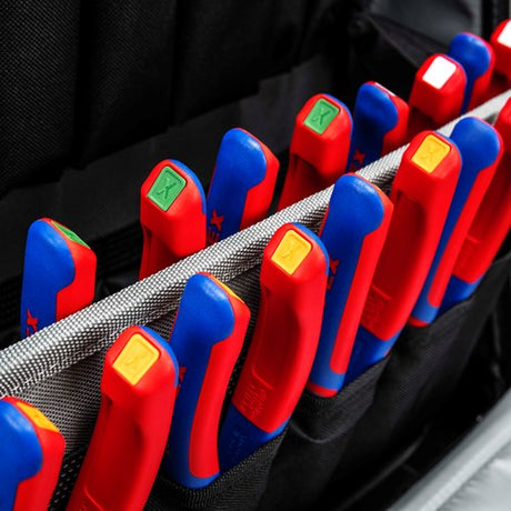 Klipsy do kodowania kolorów Knipex antracyt | 10 sztuk - 00 61 10 ok