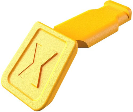 Klipsy do kodowania kolorów Knipex żółte | 10 sztuk - 00 61 10 cy