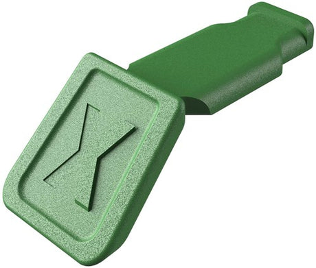 Klipsy do kodowania kolorów Knipex zielone | 10 sztuk - 00 61 10 cg