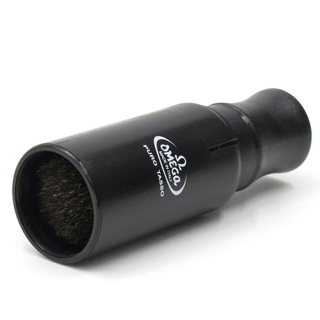 Pędzel do golenia Omega 100% pędzel podróżny z czarnego borsuka 9cm