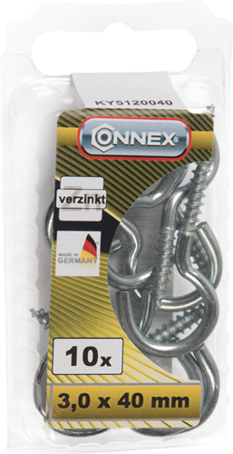 Connex śruba hakowa 3,0x40 10 szt. vz - ky5120040