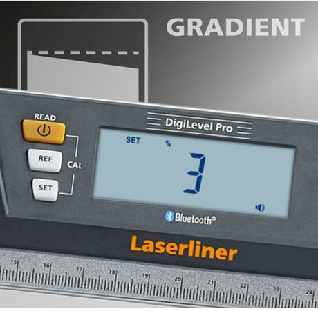Laserliner digilevel pro | cyfrowa poziomica | 100 cm | z cyfrowym interfejsem przyłączeniowym - 081.274a