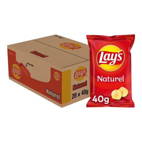 Lay's chips naturalny - chipsy - 20 x 40 gramów
