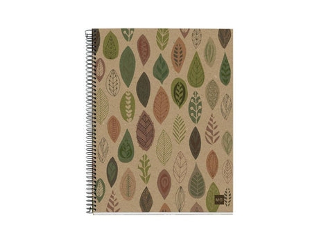 Miquelrius Notebook - Liście - A4 Checkered - 120 stron