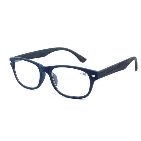 Okulary do czytania Spectrum niebiesko-czarne kwadratowe 1,50