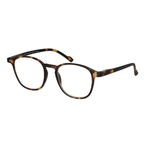 Ultra płaskie okulary do czytania Spectrum w etui Havana 1,50