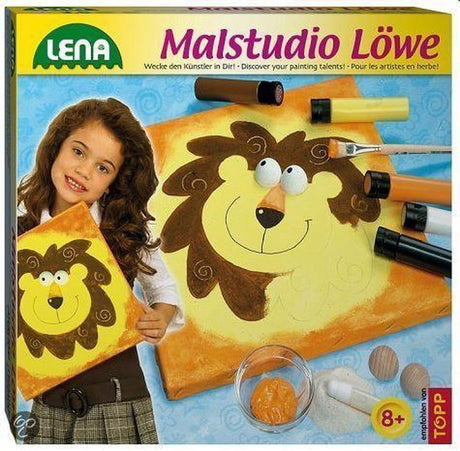 Pracownia malarska Jonotoys Lena Lion, tworzy najpiękniejsze obrazy