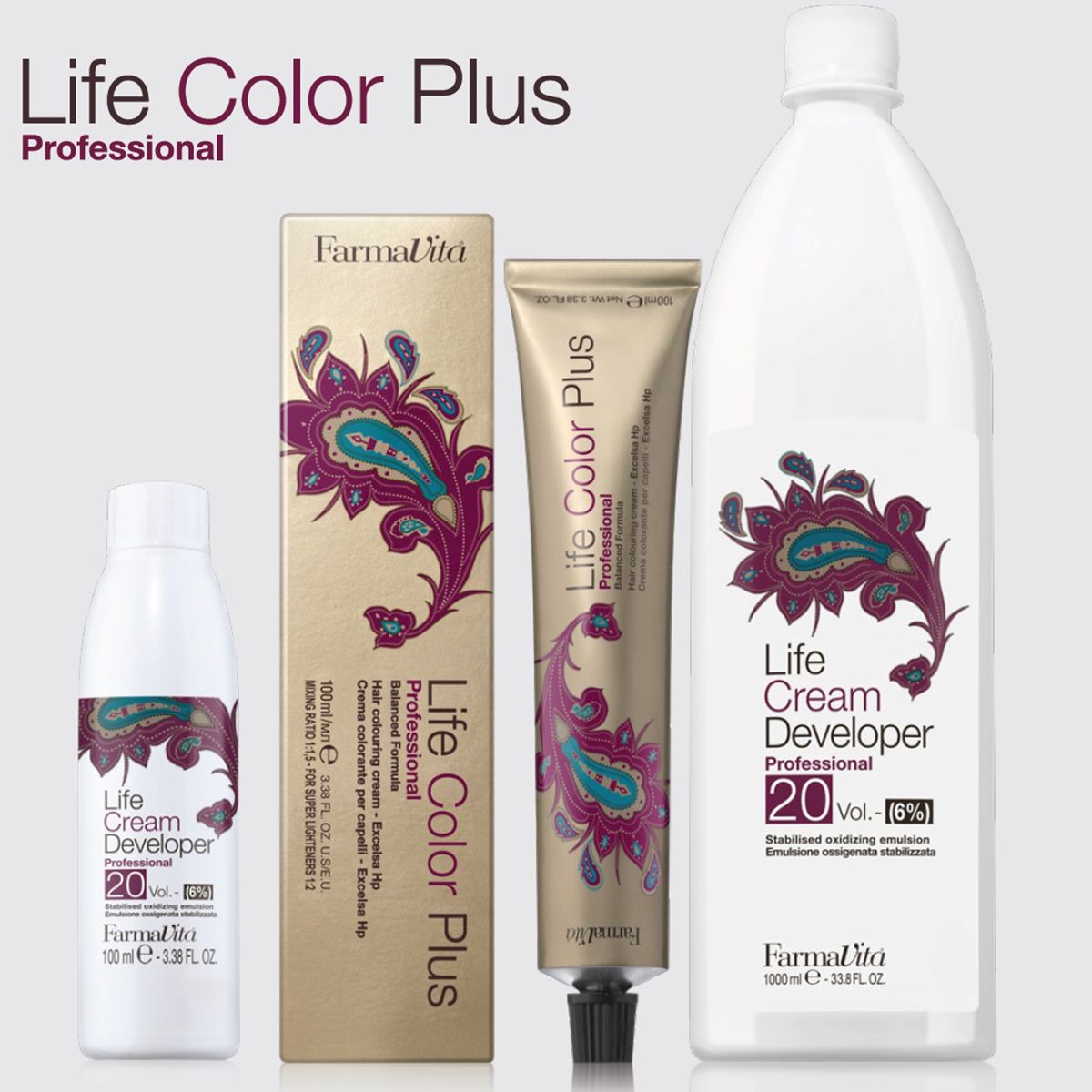 Farmavita Life Cream Developer 6% 1000ml