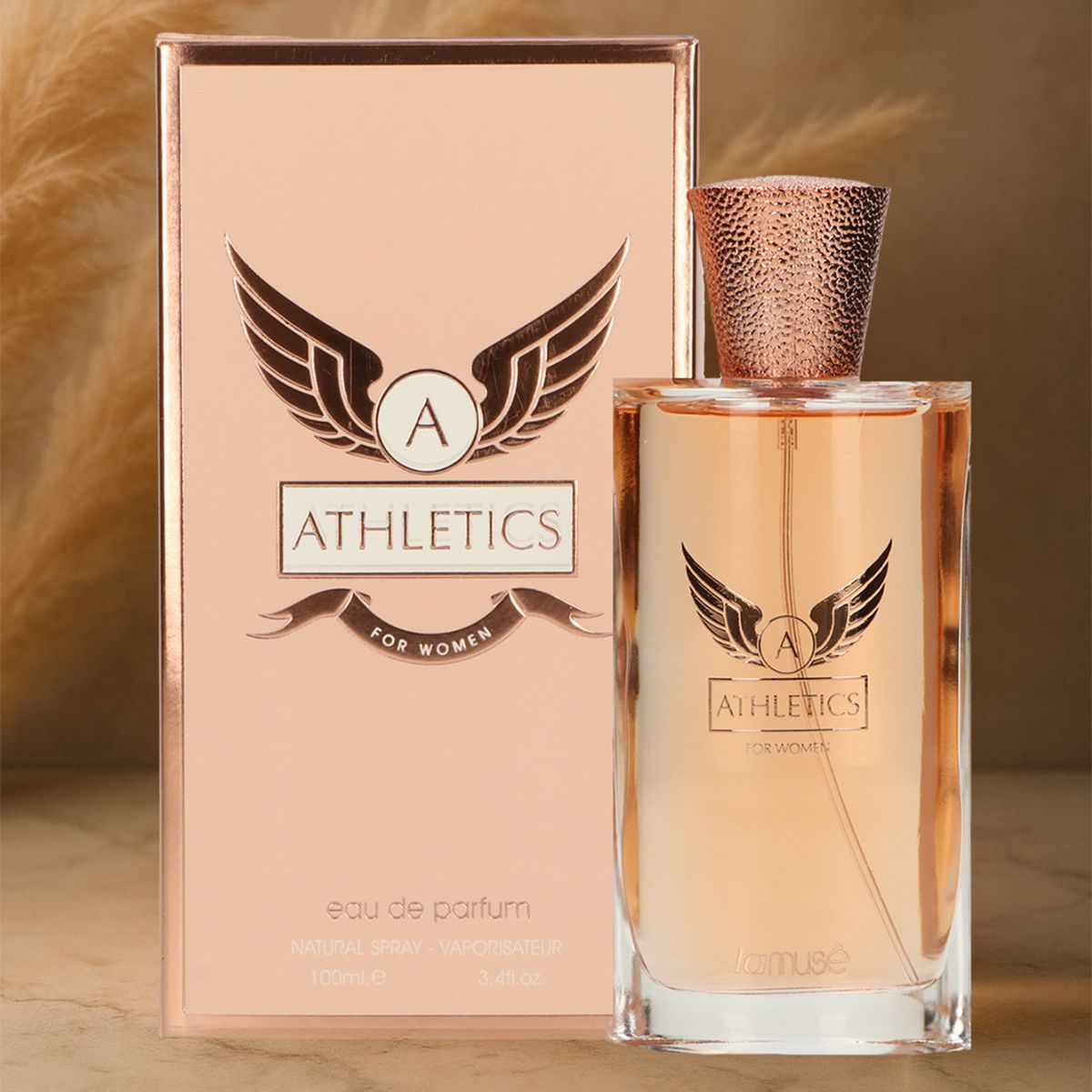 Lamusê by lattafa woda perfumowana w sprayu dla kobiet lekkoatletyka 100ml