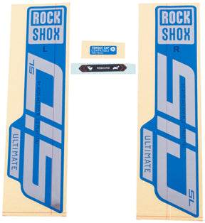 Zestaw naklejek Rockshox rs sid sl ult. srebrny