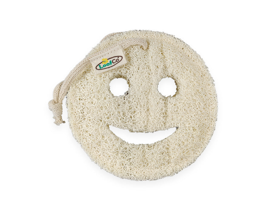 Loofco gąbka pod prysznic i do kąpieli luffa - buźka