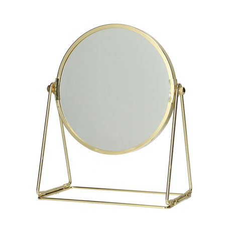 Lustro Lsp na podstawie ramki złotej 22cm, powiększenie 3x