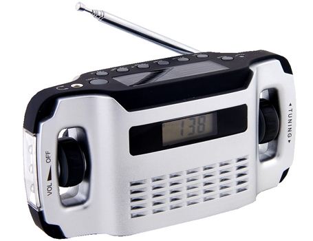 PowerPlus Radio Lynx - Windable + Latarka