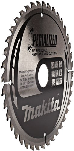 Akcesoria Makita do piły tarczowej tipe 190x30x2,0 40t 23g - b-33180