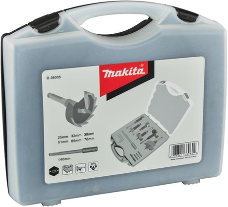 Zestaw wierteł do głowicy cylindrów Makita, 7-częściowy - d-36005 d-36005