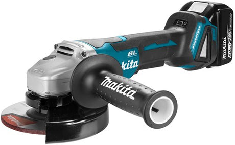 Makita dga505rtj | Akumulatorowa szlifierka kątowa lxt 18v 125mm w mbox (2x akumulator 5.0ah + szybka ładowarka) - dga505rtj