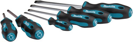 Akcesoria Makita Zestaw wkrętaków Makita E-10512 6-częściowy SL4 SL5.5 SL6.5 SL8 PZ1 PZ2