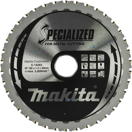 Akcesoria Makita brzeszczot tarczowy ze stali | specjalistyczne 185x30x1,4 38t 0g - e-14283 e-14283