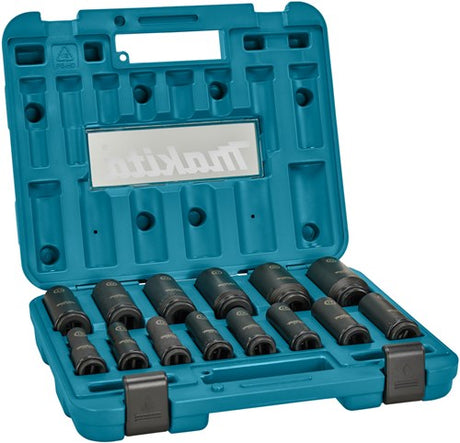 Akcesoria Makita e-16586 | zestaw nasadek udarowych | chochlik 1 2 | 14 szt. - e-16586