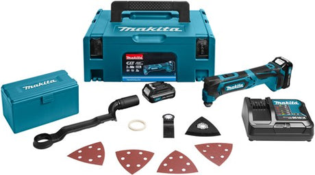 Makita tm30dsajx4 akumulatorowe narzędzie wielofunkcyjne 10,8v | 2.0ah w m-boxie + akcesoria - tm30dsajx4