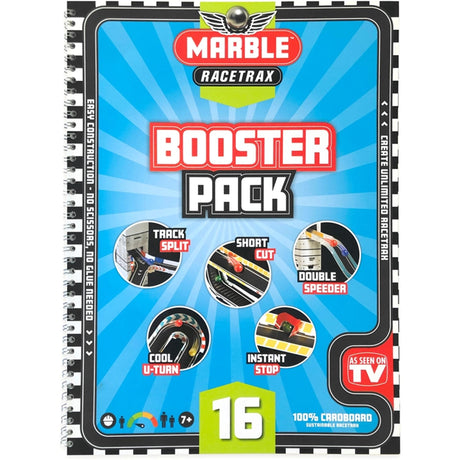 Zestaw podstawowy Marble Racetrax Marble Track Booster Pack 16 arkuszy 3 m
