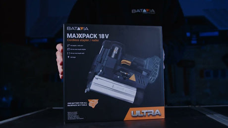 Produkty Batavii to akumulator maxxpack 18 V, a nie korpus pistoletu do gwoździ 18ga