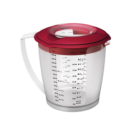 Kubek do mieszania Westmark z pokrywką 1,4 litra, plastik, 19,5 x 15 x 14,8 cm
