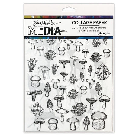 Ranger Ink Ranger • Dina Wakley medialny papier kolażowy las