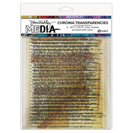 Ranger Ink Ranger • Dina Wakley Media Chroma Folie wpisane cytatami
