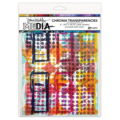 Ranger Ink Ranger • dina Wakley media chroma folie próbki grunge