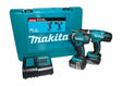 Makita combo set 18v dlx2142s (dhp453, dtd152) 2x3,0ah