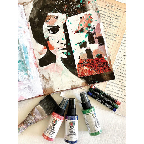 Ranger Ink Ranger • Dina Wakley Media połyskujący róż w sprayu