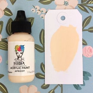 Ranger Ink Ranger • Dina Wakley Media Farba akrylowa o dużej wytrzymałości, morelowa