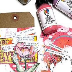 Ranger Ink Ranger • Dina Wakley Media Farba akrylowa o dużej gęstości do różu 29ml