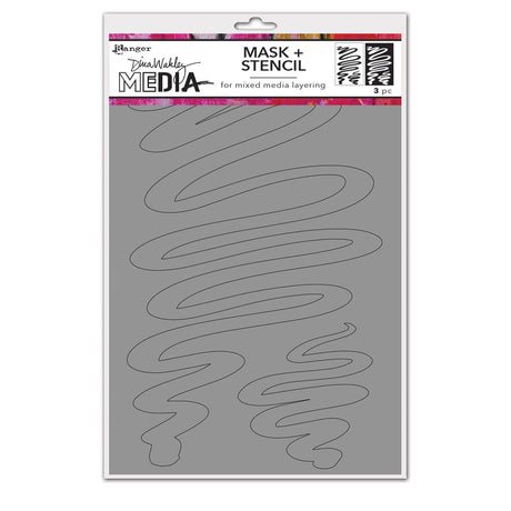Ranger Ink Ranger • Dina Wakley Media szablony wijących się masek