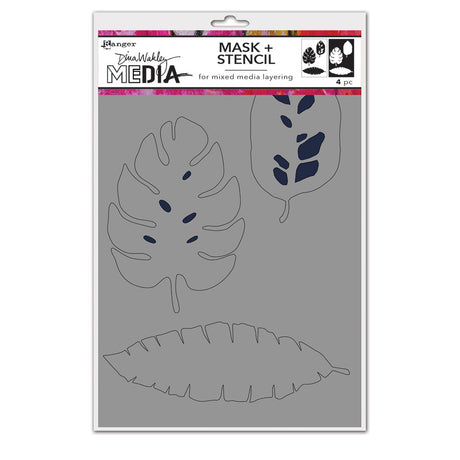Ranger Ink Ranger • Dina Wakley Media szablony masek tropikalnych