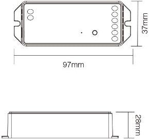 Kontroler mi-light miboxer 3w1 do taśm LED 2.4G - led0209