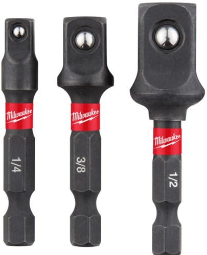 Milwaukee akcesoria gniazda adapter fala uderzeniowa zestaw-3szt - 4932479228